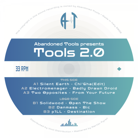 ( AT 002 ) VARIOUS ARTISTS - Tools 2.0 ( 12" vinyl ) Abandoned Tools